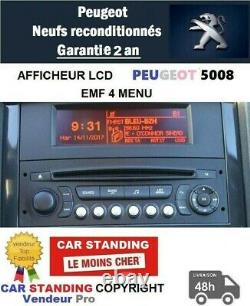 Afficheur Peugeot 5008,3008 Screen Peugeot 5008,3008, Display LCD Peugeot 5008