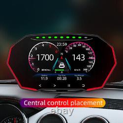 Auto Hud Display OBD Head Up Display 4-inch Touch Screen LCD Driving Computer fr
