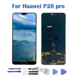Black Pour Huawei P20 Pro AMOLED LCD Display Touch Screen Digitizer Assembly fr