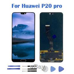 Black Pour Huawei P20 Pro AMOLED LCD Display Touch Screen Digitizer Assembly fr
