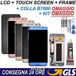 Display LCD OLED Touch Screen + Frame for Samsung Galaxy S7 EDGE G935F Digitizer