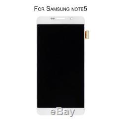 Display LCD Touch Screen Digitizer For Samsung Note 5 Replacement white SY