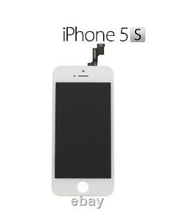 For iPhone 5S LCD Touch Screen Display Digitizer Glass Assembly Unit White