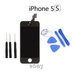 For iPhone 5S LCD Touch Screen Display Digitizer Glass Black With Tools