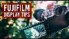 Fujifilm Camera Settings LCD Display Tips