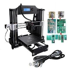 High Precision Printing Large LCD Screen Display 3D Printer DIY 3D Printer Kit#$