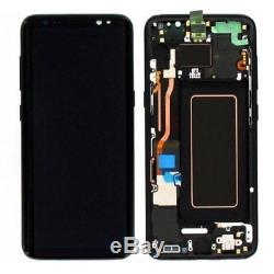 LCD Display Touch Screen Digitizer & Frame Replacement Assembly for Samsung S8@#