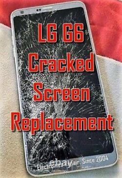 LG G6 écran tactile fissuré LCD numériseur + remplacement du verre arrière