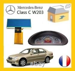 MERCEDES BENZ C CLASS W203 LCD VDO DISPLAY SCREEN for INSTRUMENT CLUSTER DASH