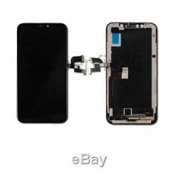 Noir Pour iPhone OLED X XR XS Max Écran LCD Display Touch Screen Glass Digitizer