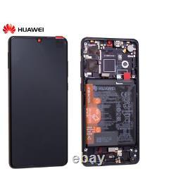 Original Huawei P30 OLED LCD Display Touch Screen écran avec batterie BLACK