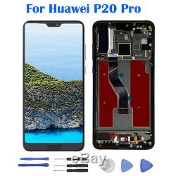 Pour Huawei P20 Pro LCD Display Touch Screen Digitizer Assembly With Frame Tools