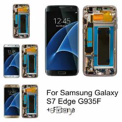 Pour Samsung Galaxy S7G930F S7EdgeG935F LCD Écran Display Touch Screen+Frame H2F
