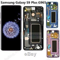 Pour Samsung Galaxy S9 Plus G965 LCD Display Touch Screen Digitizer Frame withTool