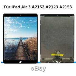 Pour iPad Air 3 A2152 A2123 A2153 Display LCD Touch Screen Digitizer Replace BTR