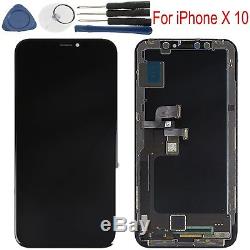 Pour iPhone X 10 Écran Tactile LCD Touch Screen Verre Display Digitizer + Outils