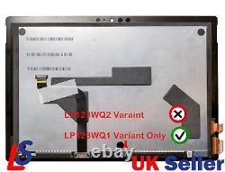 Pour microsoft surface Pro 7 1866 LCD Touch Écran Assemblage Écran Remplacement