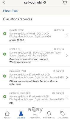Samsung Galaxy Note 8 Black LCD Display+Touch Screen Digitizer N950