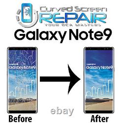 Samsung Galaxy Note 9 écran fissuré réparation verre courrier en service