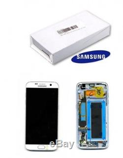 Samsung Galaxy S7 Edge White LCD Display+Touch Screen Digitizer with Frame G935f