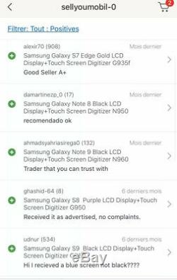 Samsung Galaxy S8 Plus Silver LCD Display Screen G955(origine Service Pack)
