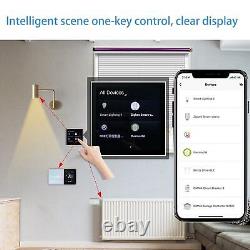 WiFi Smart Scene Wall Light Switch Panel 4in LCD Touch Screen Display Time OB